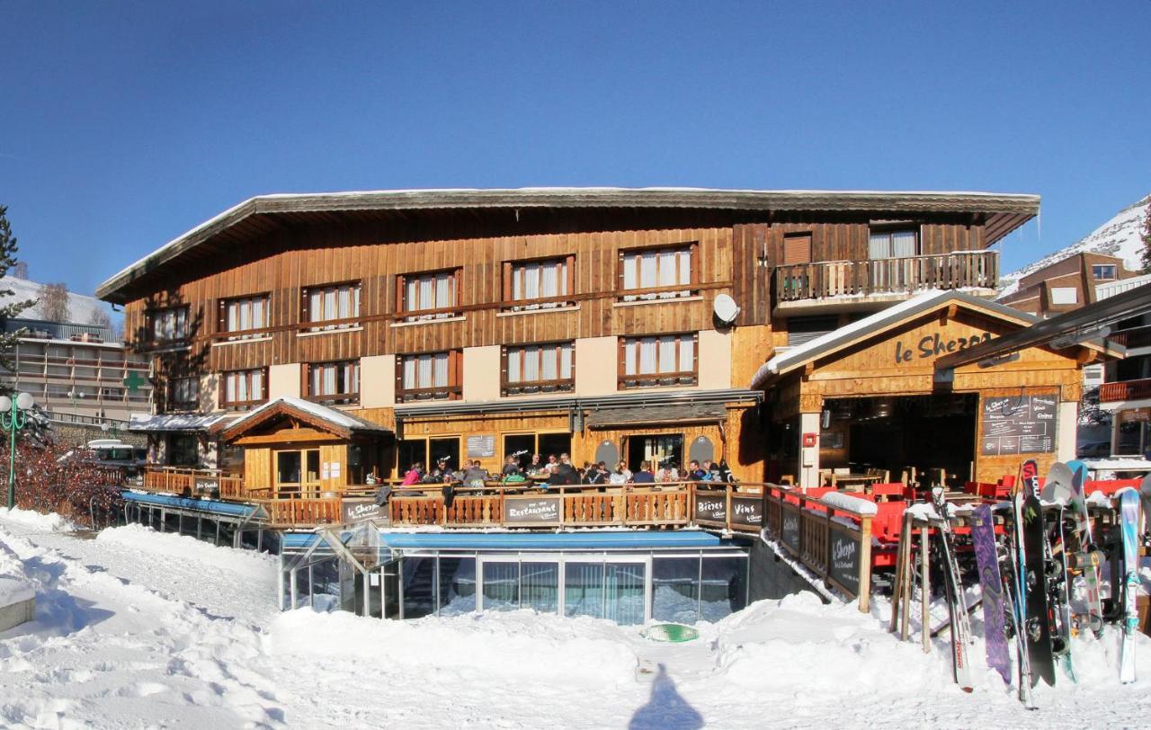 Hotel Le Sherpa Les Deux Alpes Exterior foto